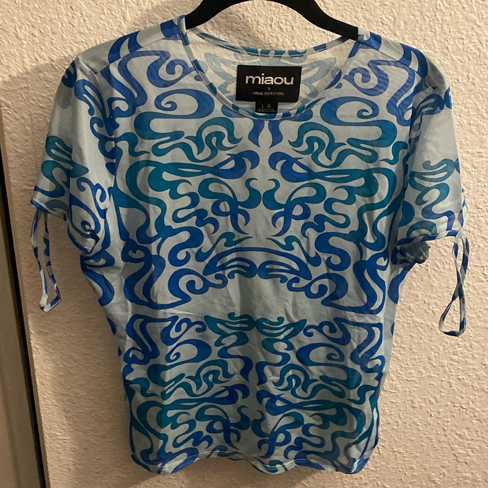 Miaou x Urban Outfitters Mesh Tee